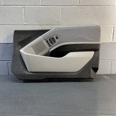 2014-2021 BMW I3 101 Front Right Side Door Trim Panel Cover Gray OEM *NOTE* - Image 1 of 4