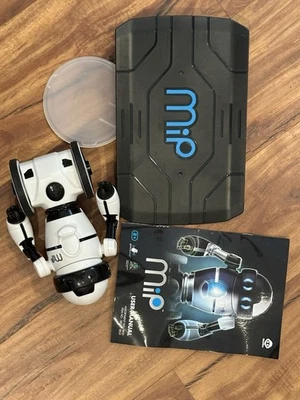 WowWee Mip Interactive Robot Toy White Rolling Self Balancing works - Image 1 of 2
