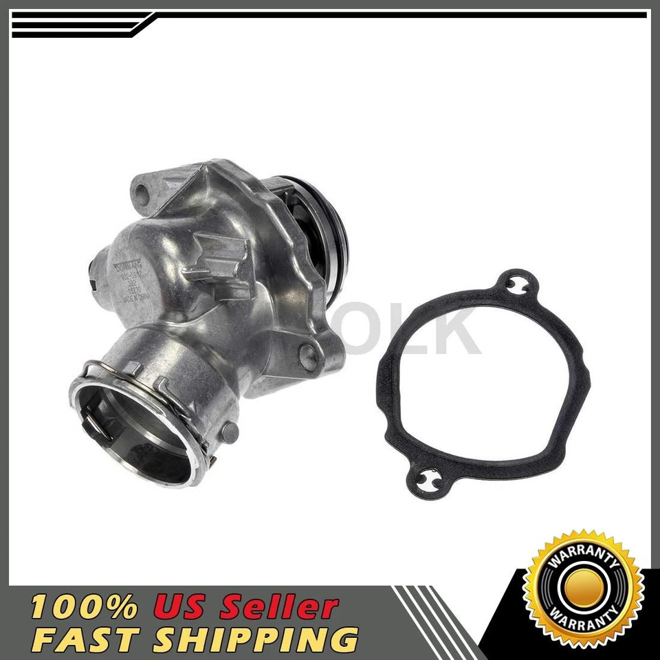 Dorman Engine Coolant Thermostat Housing Fits 2006 2007 2008 Mercedes-Benz C230 - Image 1 of 4