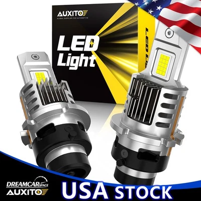 2x D4S Bulbs LED Headlight 6500K Xenon HID For Replace Lexus Toyota 42402 66440 - Image 1 of 4
