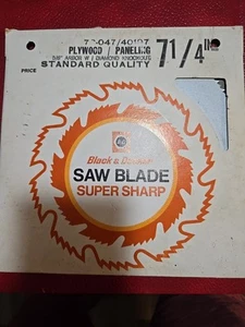 Black And Decker 7 1/4 New Old Stockpanneling Blade - Picture 1 of 3