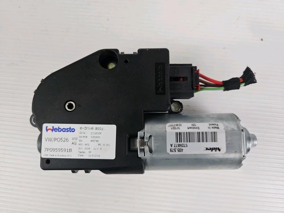 Porsche Cayenne 958 2011-2018 motor techo corredizo panorámico delantero 95862459102 OEM usado Foto 1 de 3