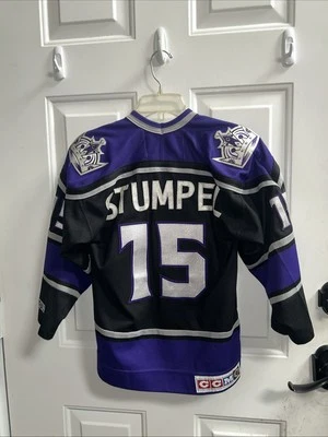 CCM молодежи хоккей STUMPEL La Kings Джерси воздуха трикотажа Sz L/XL - Изображение 1 из 4