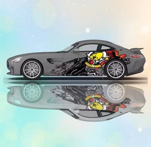 Custom Samurai Livery Racing Side Wrap; JDM Inspired Samurai Custom Decal Side - Picture 1 of 1