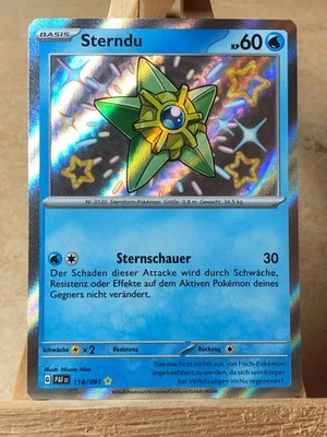 Sterndu – Paldeas Schicksale PAF 118/091 – Shiny Rare – Near Mint – Deutsch - Bild 1 von 2
