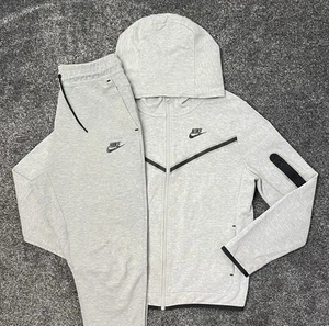 Nike Tech Fleece Tracksuit Grey Kids Size XL 13-15yrs GreatCond RRP£160 - Picture 1 of 21