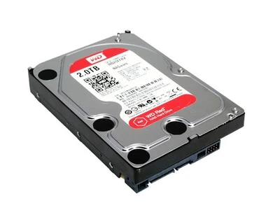 2TB Western Digital Red NASWare (5400RPM, 3,5 Zoll SATA III)  WD20EFRX, HDD 24/7 - Bild 1 von 4