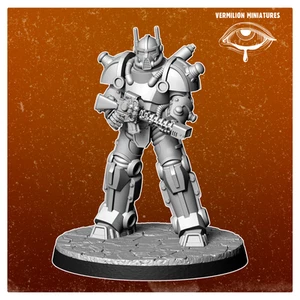 Type 2 Armor B  | Armor Workshop | Vermillion | D&D Wargaming 3D Printed Mini - Picture 1 of 1