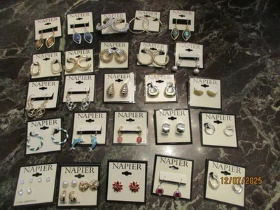 Новый NAPIER моды ювелирных изделий серьги лот Napier пирсинг серьги 25 пара/комплект лот 2 - Изображение 1 из 3