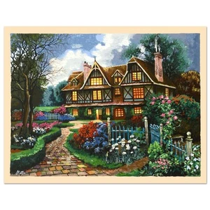 Anatoly Metlan Country Cottage Ltd. Ed. Serigraph #'d Hand Signed, COA - Picture 1 of 2