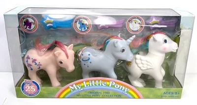 My Little Pony G1 retrô diversão básica 25º aniversário conjunto de colecionador 2007 NOVO B - Imagem 1 de 2
