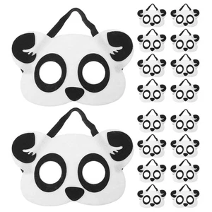 20 Pezzi Maschera Panda Animale Vestire Cartoni Animati Festa Maschere Genitore-Bambino per Adulti - Foto 1 di 12