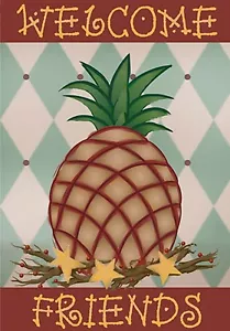 Casa brillante de bienvenida de amigos tamaño 28"" x 40"" aprox) bandera 52759 - Imagen 1 de 1