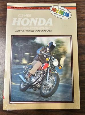 Manual de servicio/reparación gemelos Clymer 1974-1977 Honda 250 360cc Foto 1 de 4