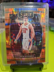 2021-22 Select Basketball Luka Garza Orange Flash Concourse Rookie #22 RC - Picture 1 of 2