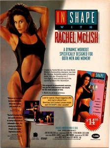 1995 • RACHEL MCLISH In Shape Printanzeige • 1990er ADV-90 - Bild 1 von 2