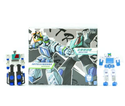 DR.Wu DW-E02M Monitor & DW-E16M Sound Master Soundwave Blaster Action Figure toy - Image 1 of 4