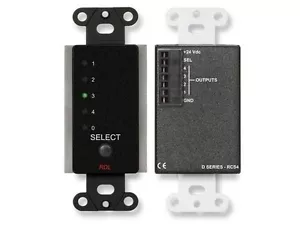 RDL DB-RCS4 4 Ch Remote Channel Selector/controls RU-ASX4D/R - Black - Picture 1 of 1