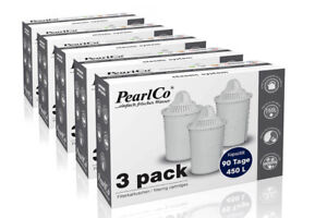 PearlCo Classic Filterkartuschen 3er-Set Wasserfilter Kartuschen Entkalkung 0101