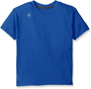 Champion T385 Big Boys' Double Dry Vapor Cotton Short Sleeve Athletic Tee - Imagen 1 de 21