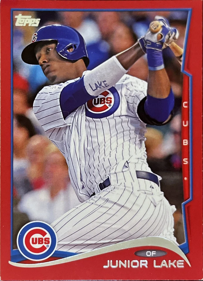 2014 Topps Target Red Border SP #10 Junior Lake Chicago Cubs - Image 1 of 1