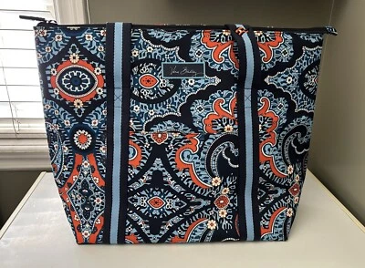 Vera Bradley MARRAKESH Cooler Tote Large Picnic Zippered Travel Bag - Image 1 of 4
