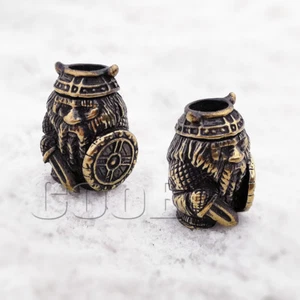 EDC Paracord Bead Beads Charm VIKING for Bracelet Knife Lanyard KeyChain CooB - Picture 1 of 6