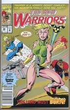 New Warriors 1990 series # 30 UPC code very fine comic book