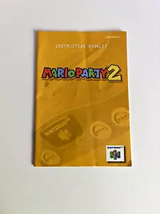 Mario Party 2 Nintendo 64 N64 - Instruction Manual Book ONLY - Picture 1 of 4