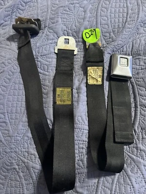 1 cinturón de seguridad de hombro GM negro de lujo 66-72 Chevy Olds Pontiac GTO Nova Chevelle Foto 1 de 4