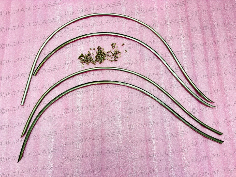 Indian Chief 1941-1951 Budding/Tapicería para guardabarros delantero y trasero guardabarros crudo Foto 1 de 3