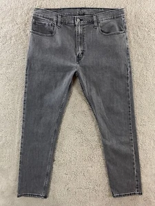 Levi's 512 Slim Taper Jeans Mens 38x32 Gray Medium Wash Cotton Blend Stretch NEW - Picture 1 of 10