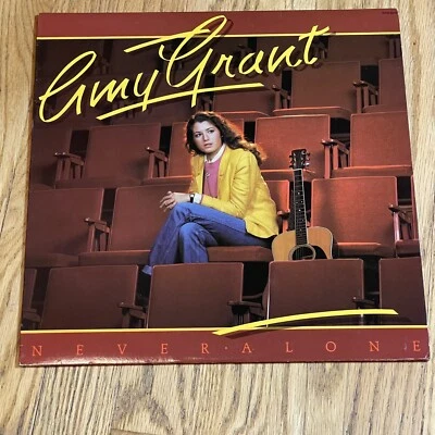 AMY GRANT - NEVER ALONE - 1980 Myrrh MSB-6645 LP Vinyl Record - EX/EX - Image 1 of 4
