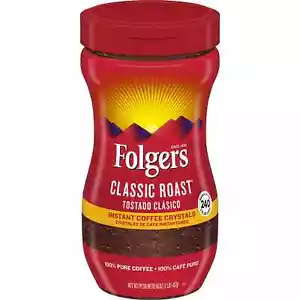 Folgers Classic Roast Instant Coffee Crystals (16 oz.) - Picture 1 of 5
