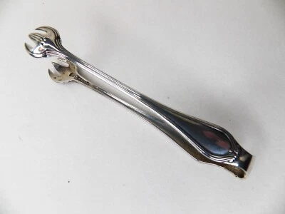 PINZAS DE AZÚCAR TOWLE PAUL REVERE PLATA ESTERLINA 4" CON MONOGRAMA Foto 1 de 3