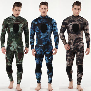 Neoprene 3mm Winter Wetsuit  Camouflage Spearfishing Diving Snorkeling Suit