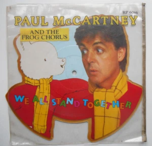 PAUL McCARTNEY We All Stand Together - Shaped Picture Disc (1984) - Picture 1 of 3