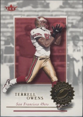 2001 Fleer Authority #43 Terrell Owens - San Francisco 49ers - Image 1 of 2