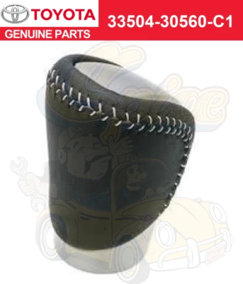 Toyota 33504-30560-C1 Lexus GS GS300 GS350 GS450 cuero perilla de cambio OEM genuino Foto 1 de 4