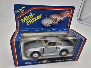 1x Playbear Miniflitzer Porsche 959 Silber  in OVP