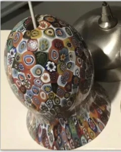 Murano Millefiori Art Glass Pendant Light Fixtures *4 Available *Sold Each - Picture 1 of 12