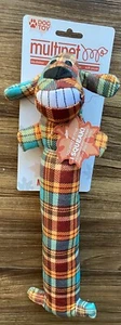 Multipet Harvest Plaid Loofa Hund 12 Zoll Hundespielzeug - Bild 1 von 1