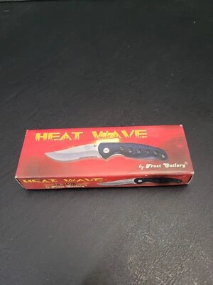 Frost Cutlery Heat Wave 4.5". 1/3 serrated Stainless Steel blade - Image 1 of 4