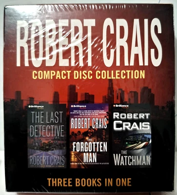 Robert Crais Compact Audio Disc Book Collection 3 Books in One Suspense New - Image 1 of 4