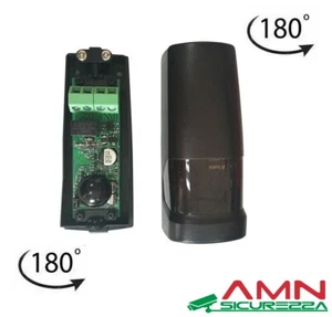 COPPIA FOTOCELLULE UNIVERSALI 12V 24V DA ESTERNO X CANCELLO AUTOMATICO 15MT  - Foto 1 di 3