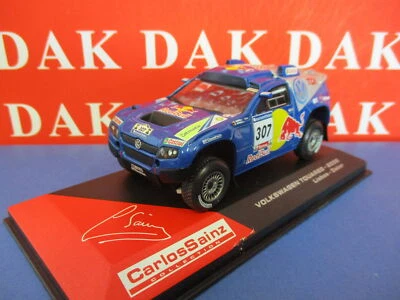 Die cast 1/43 Modellino Auto Volkswagen Touareg 2000 Red Bull Dakar 2006 C.Sainz - Immagine 1 di 4