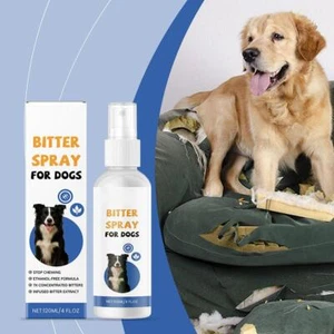 Bitter Spray für Hunde Stop Chewing Hund Anti-Kau Spray Sicher 50% RABATT Heiß - Bild 1 von 16