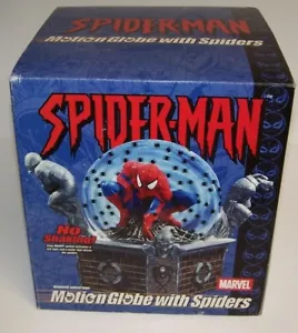 Spider-man Light Up Motion Globe w/Spiders Diamond Select 2002 Sealed - Picture 1 of 6
