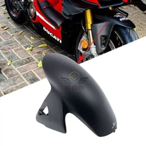 For Ducati V4 V4S V2 100% Carbon Fibre Front Tire Fender Mudguard Fairing 18-24 - Picture 1 of 5