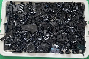 Lego - Black - Pieces Parts Bricks Job Lot Bundle - 1kg - Picture 1 of 11